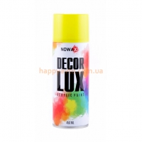 Краска NOWAX NX48045 Decor Lux желтый флуоресцент 450мл